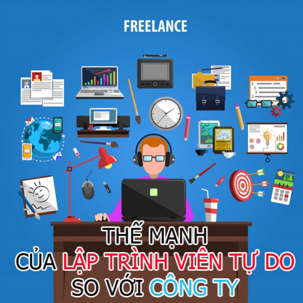 Thế mạnh của Lập trình viên tự do so với công ty